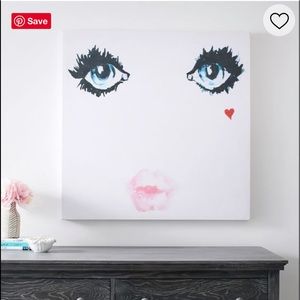 Isabella Rose Taylor Face Canvas Art 39”x39”